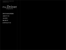 Tablet Screenshot of piledriver.co.jp